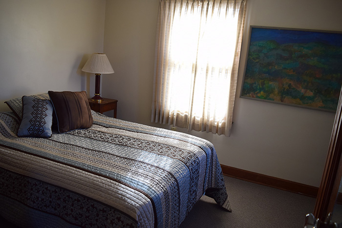 Room 202 bed