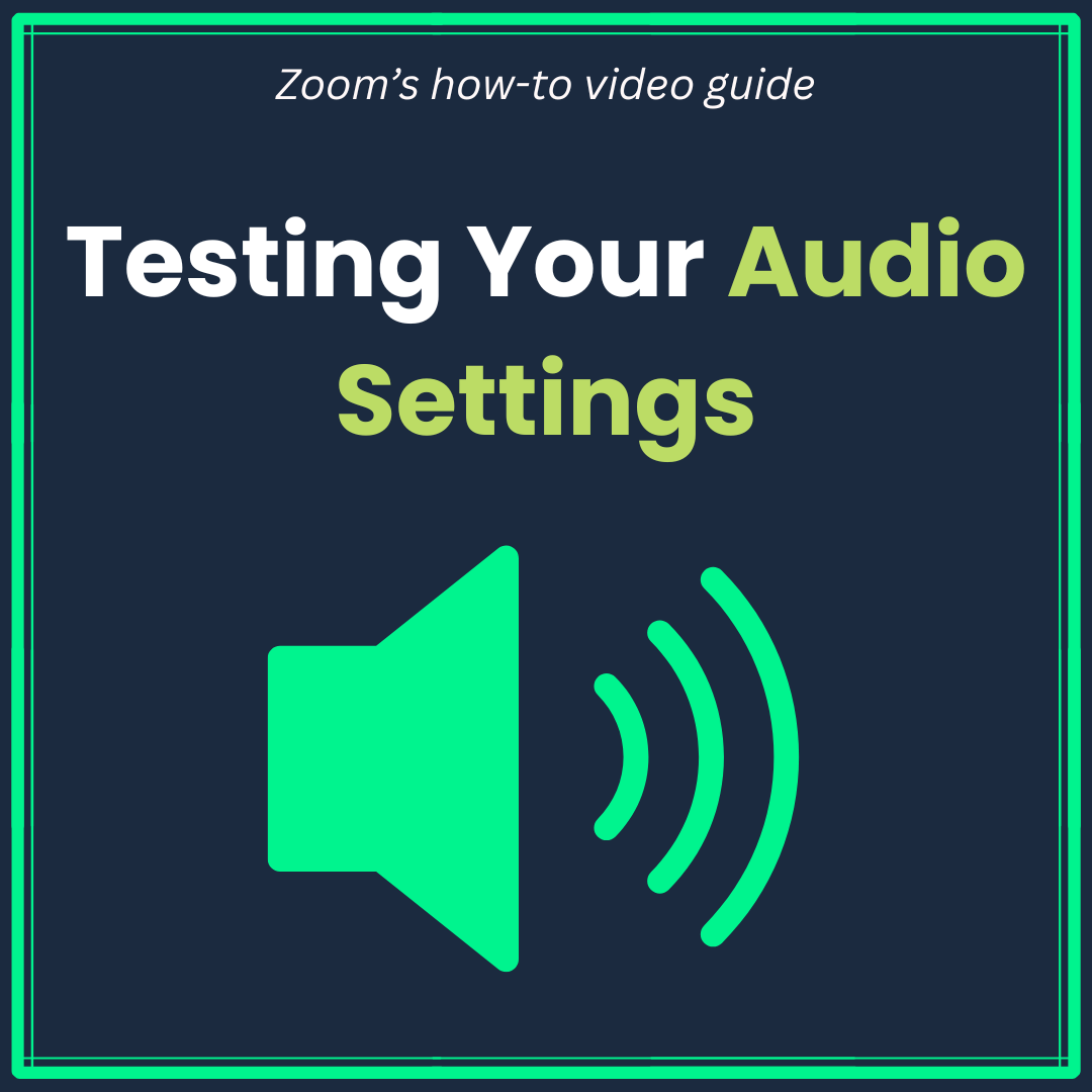 Linked image for Zoom Phone audio settings training video