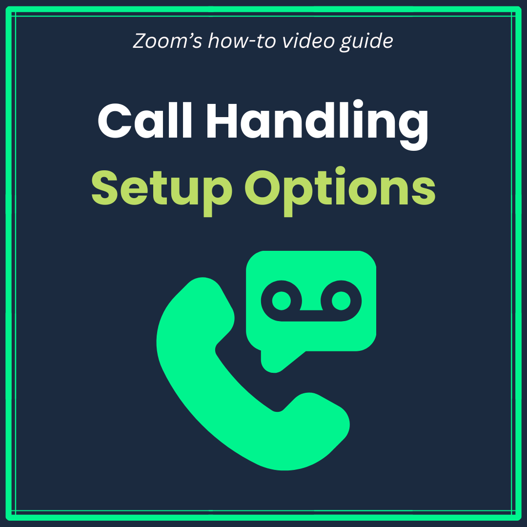 Linked image for Zoom Phone call handling settings training video