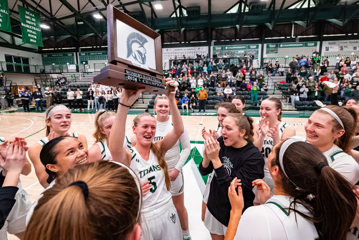 The Titan women’s basketball team were most recently the champions of the CCIW Tournament, claiming the title in the Dennie Bridges Court.
