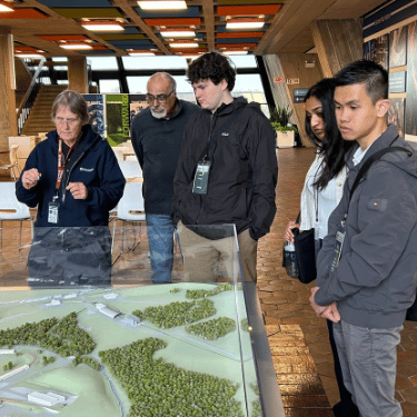 IWU students and faculty tour the facility at Argonne Laboratory