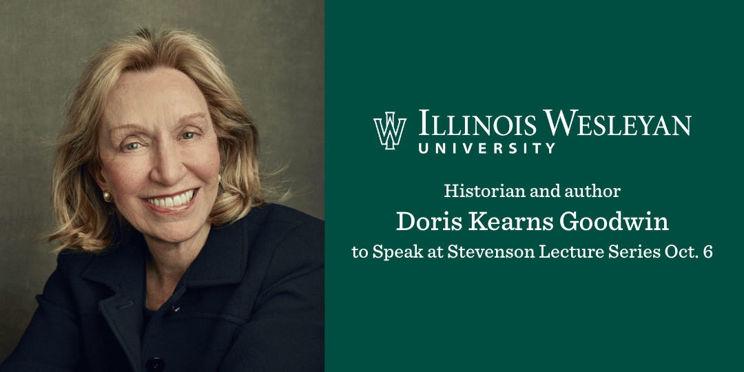 Doris Kearns Goodwin to speak at Stevenson Lecture Series Oct. 6