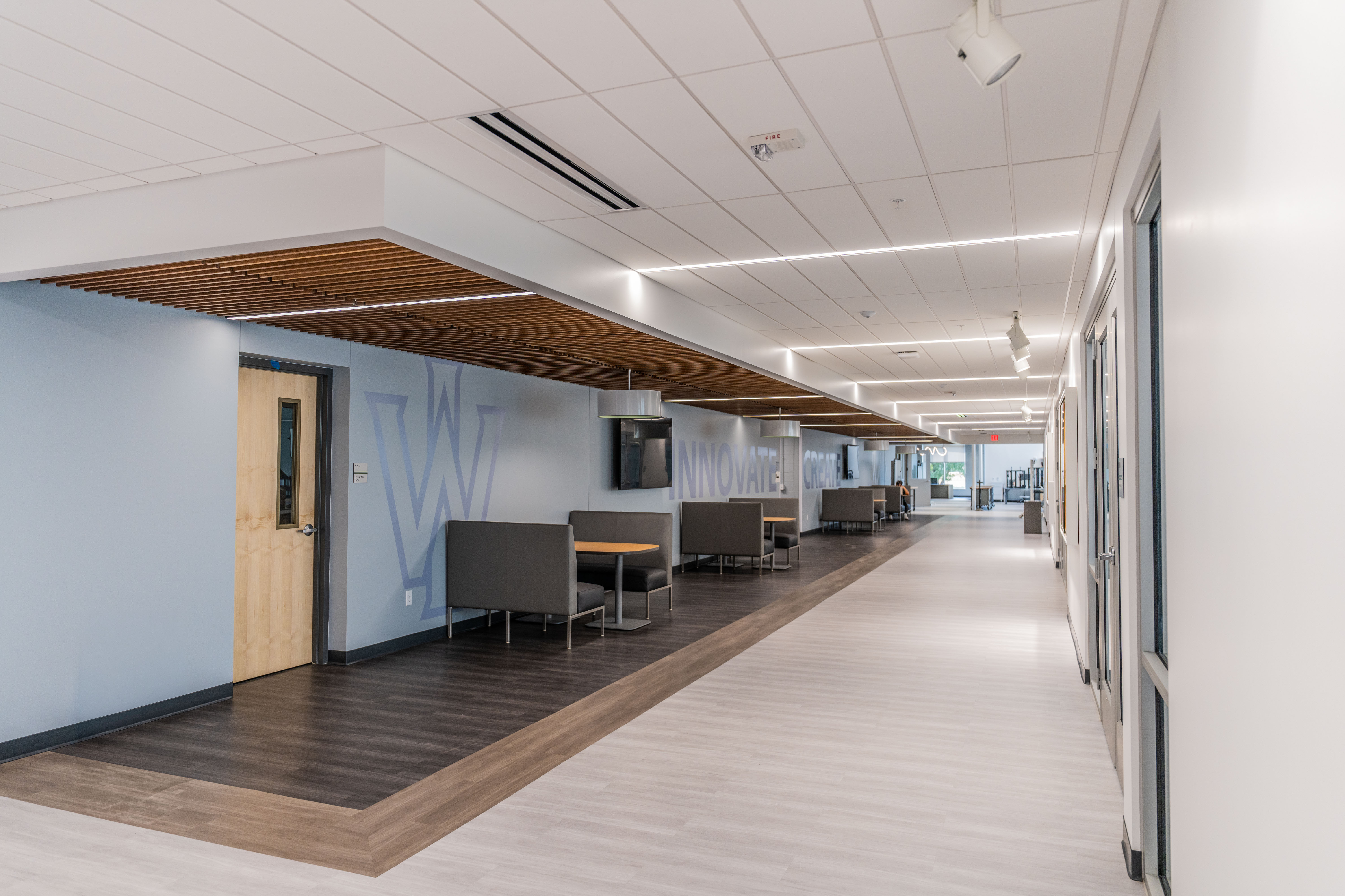 First floor of the Petrick Idea Center